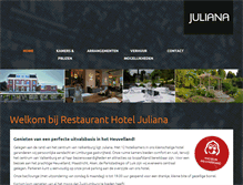 Tablet Screenshot of juliana.nl